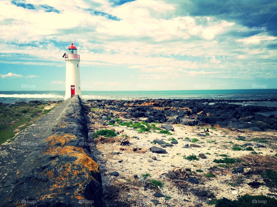 Lighthouse. Lighthouse in PortFairy Vic Australia 