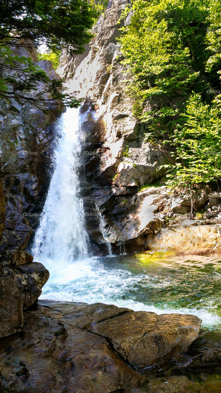 Waterfall in the White Mountains