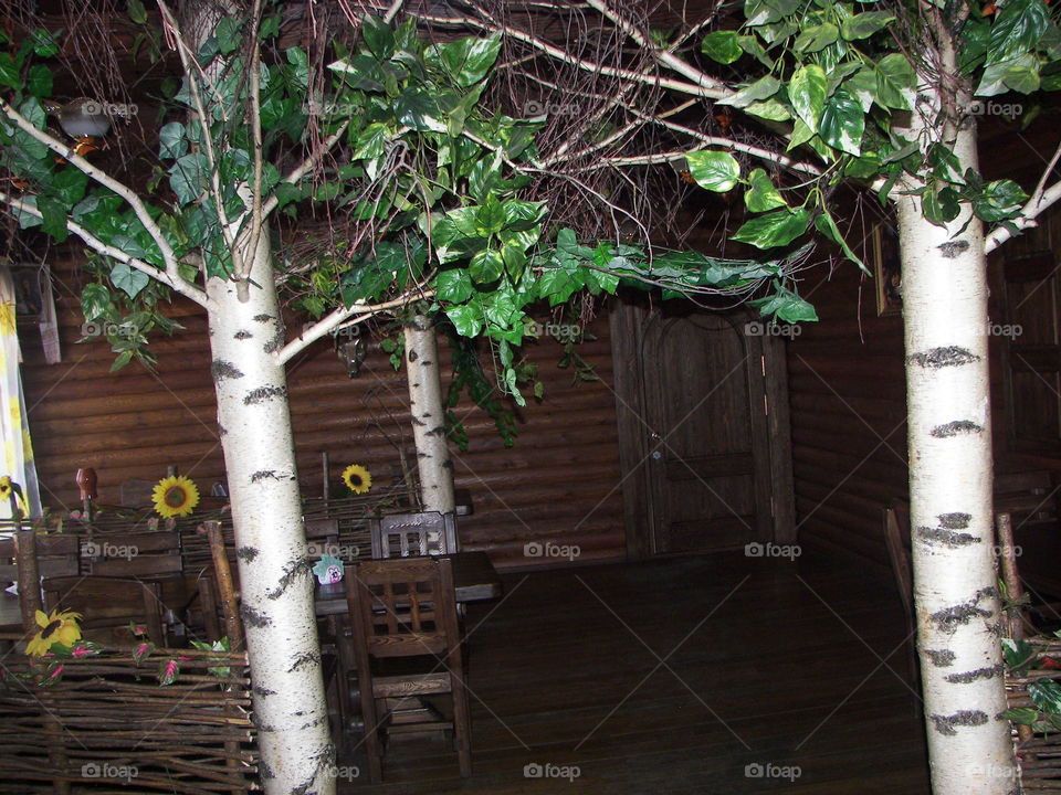 ffotomir Кафе  стол стул окно шторы