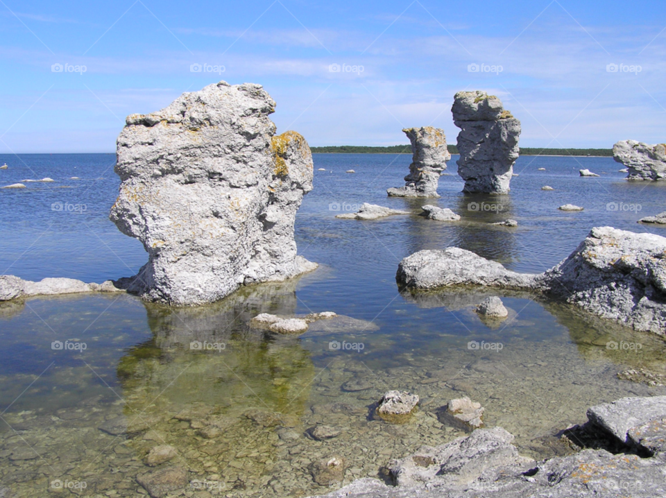 sea gotland stone formation by MagnusPm