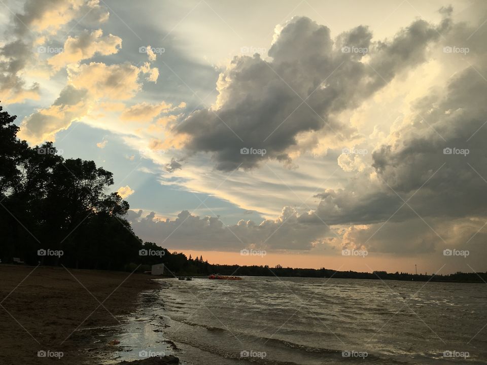 Water, Sunset, Beach, Ocean, Sun