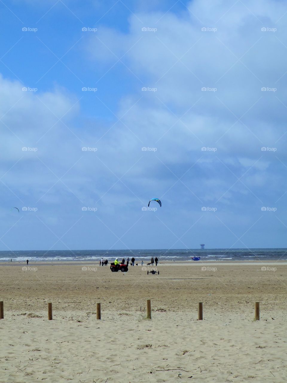 Activity on the beach