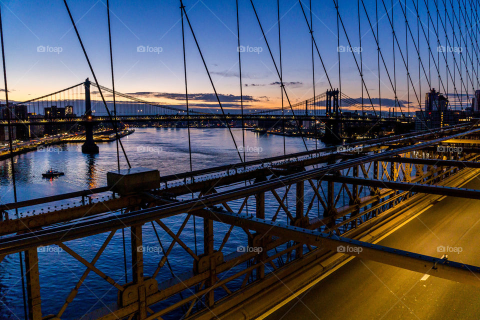 Sunrise Brooklyn bridge