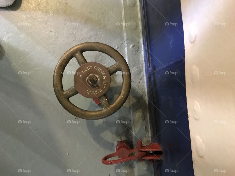 Tank wheel old ship