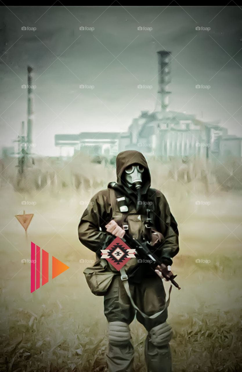 Post apocalyptic walk to school 