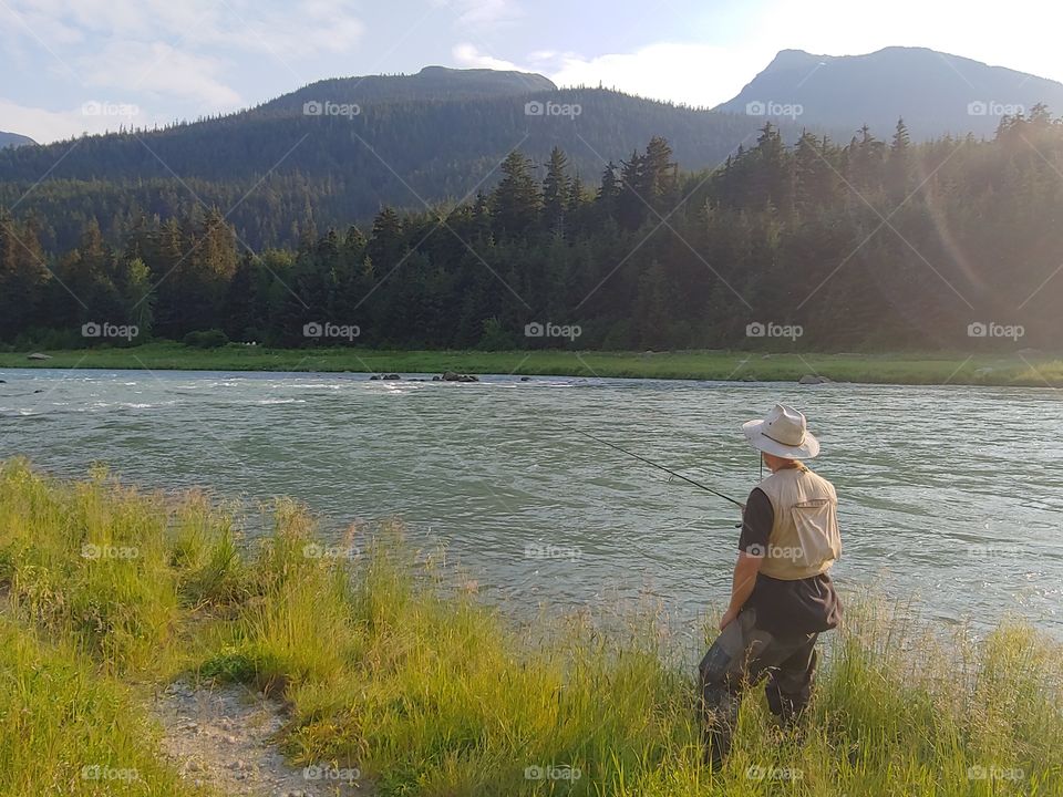 Fishing the Chilkoot River