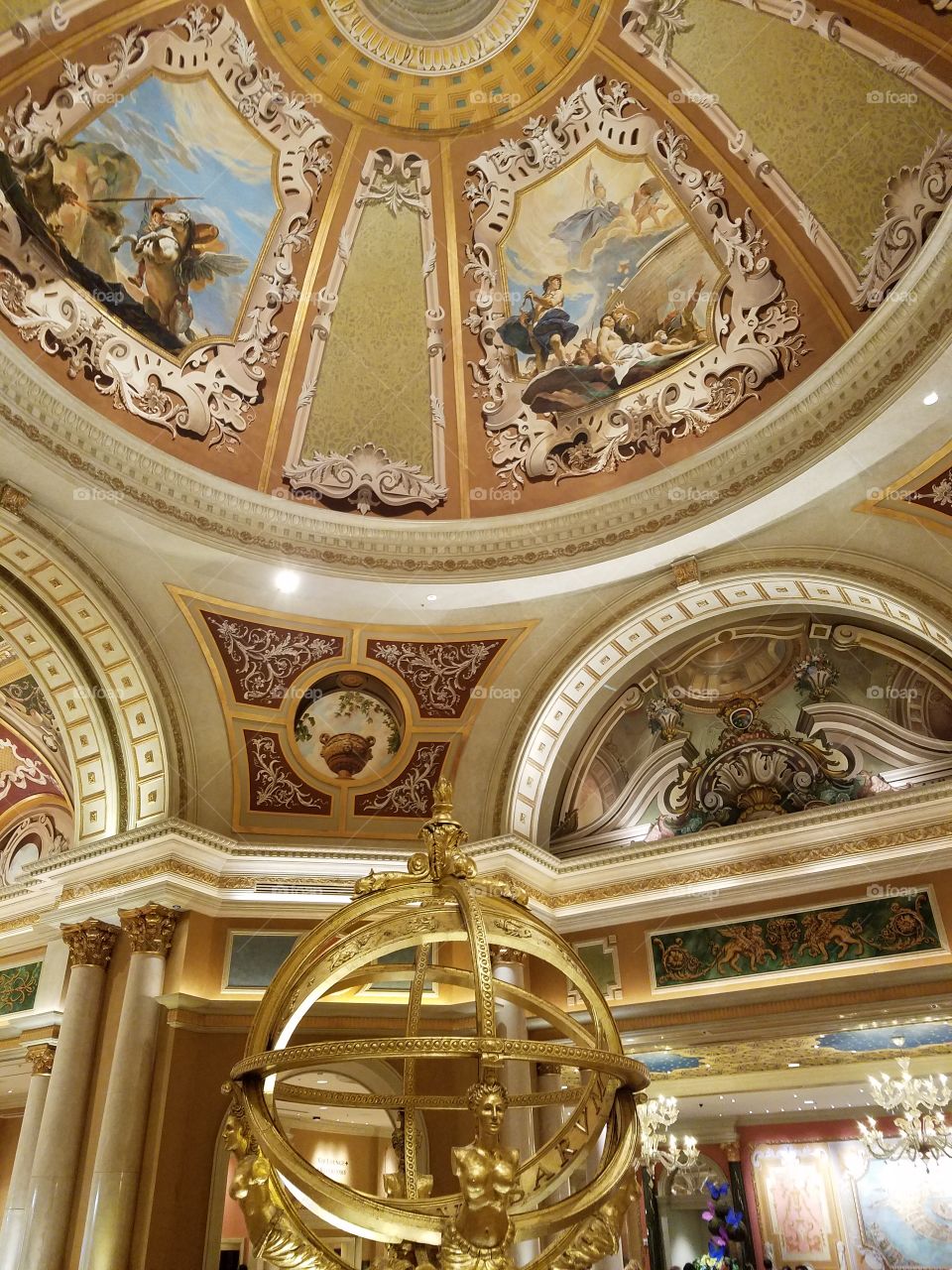 cuppola at the Venetian Hotel Las Vegas