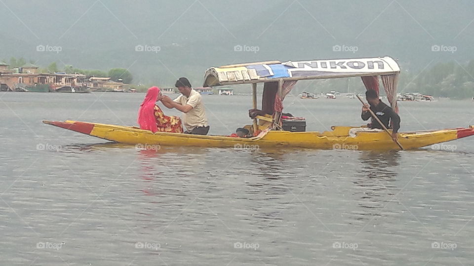 Trip of World famous Dal lake Srinagar in a "Shikara" & taking of pics in same Shikara boats a common thing being witnessed during such memorable trips by every Visitor