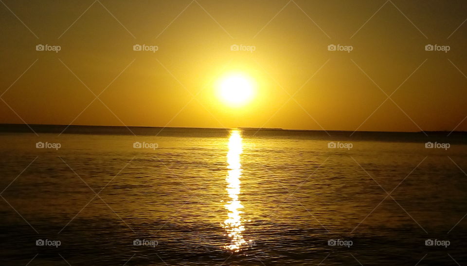 sun set Maldives