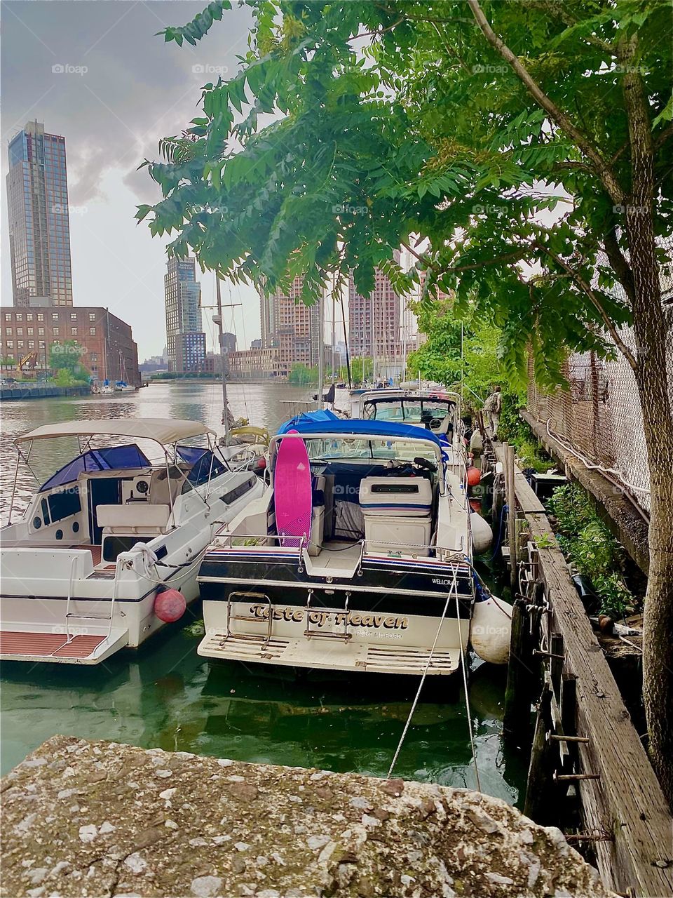 This is “Newtown Creek” by the “Pulaski Bridge” in “Long Island City”, Queens, a unique place unlike any other even here in “New York City”. Nearly every boat known to man can be found here. 2023. Hypnotic Productions