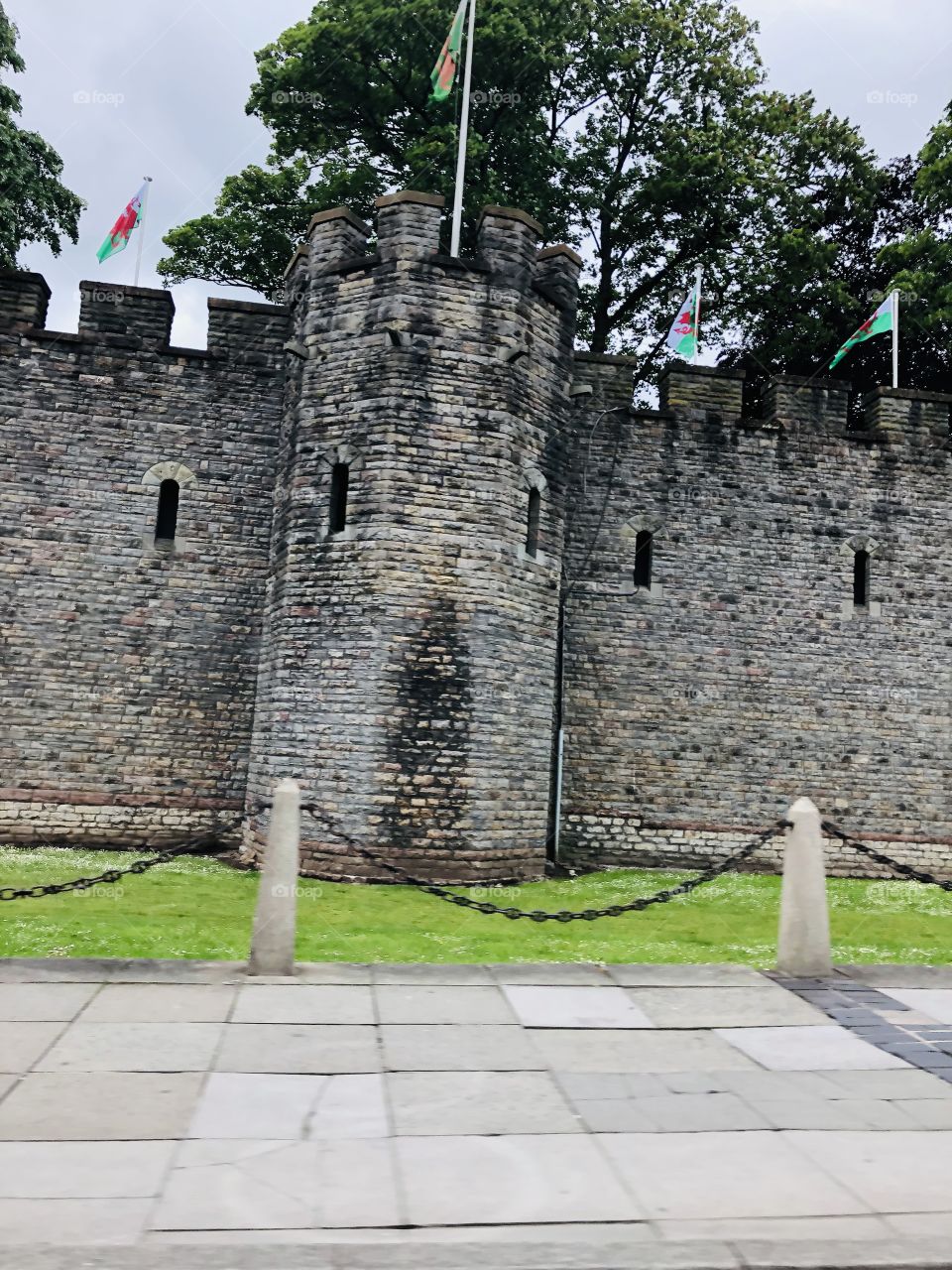 This is Cardiff castle ‘ South Wales🏴󠁧󠁢󠁷󠁬󠁳󠁿 🇬🇧