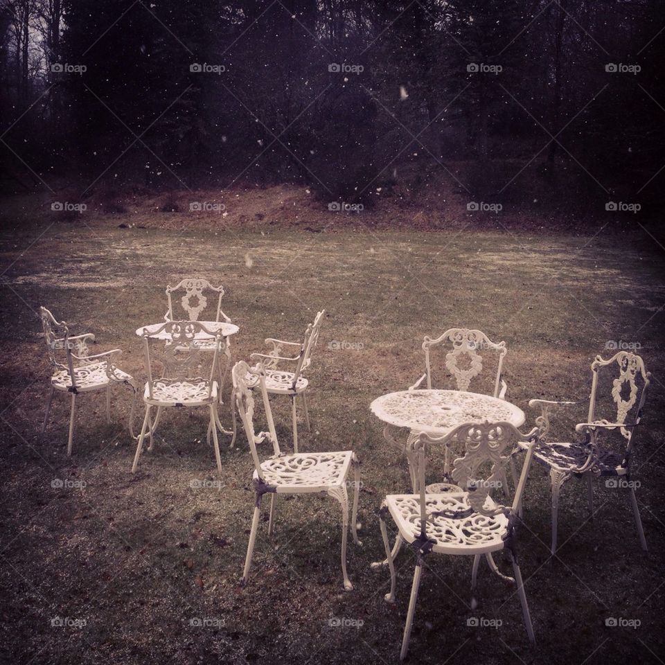 Ghostly chairs