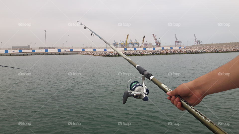 fishing in port ...