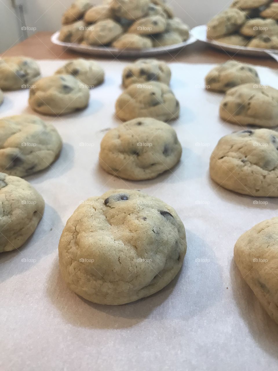 Fresh baked cookies