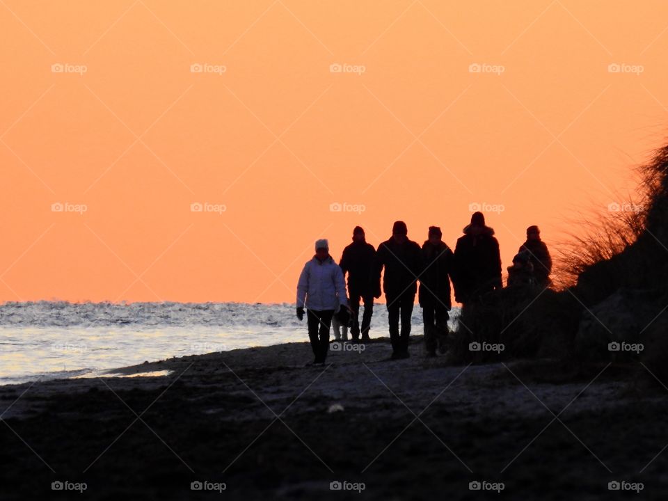 Crowded on the beach