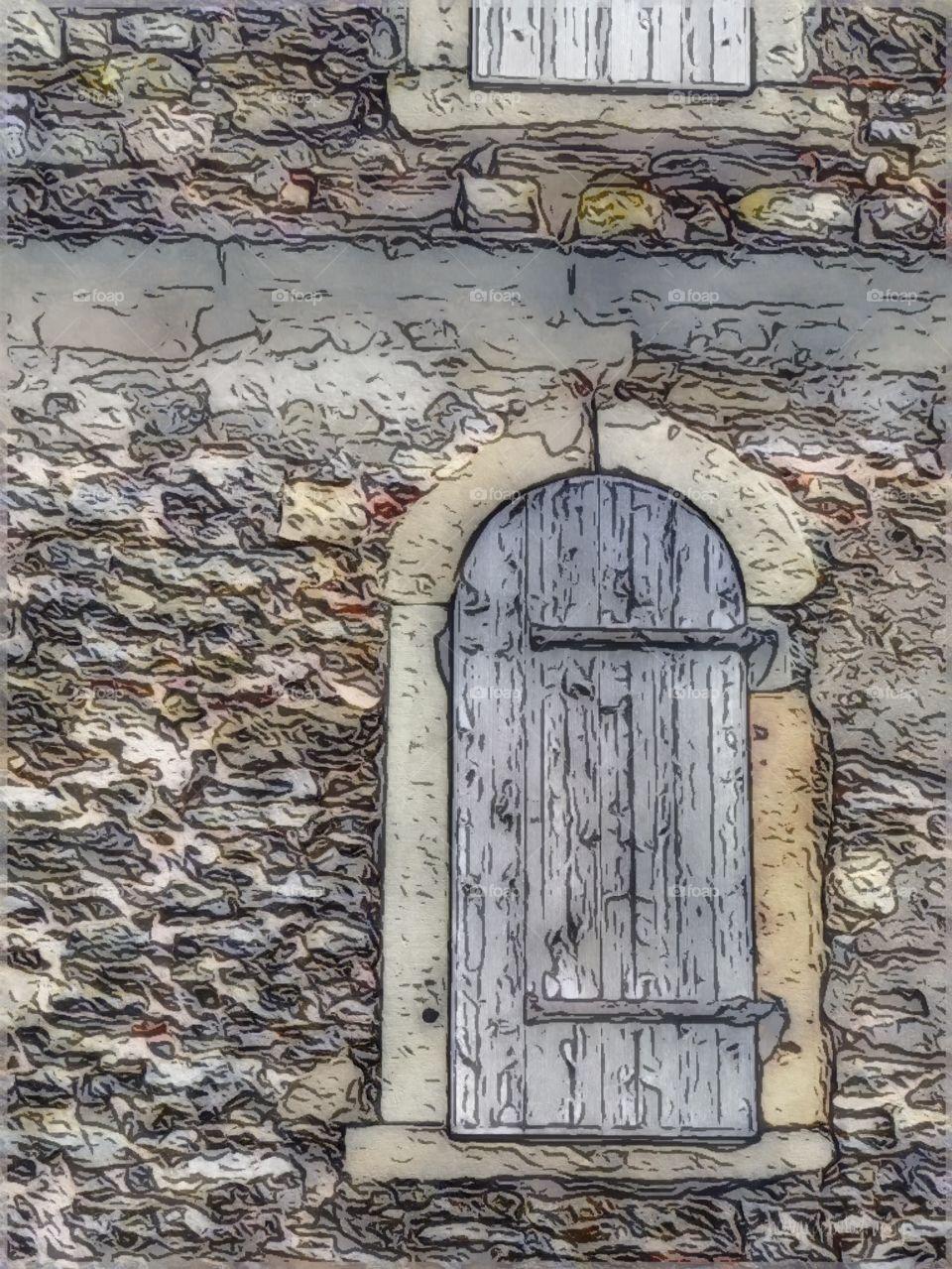 Castle door