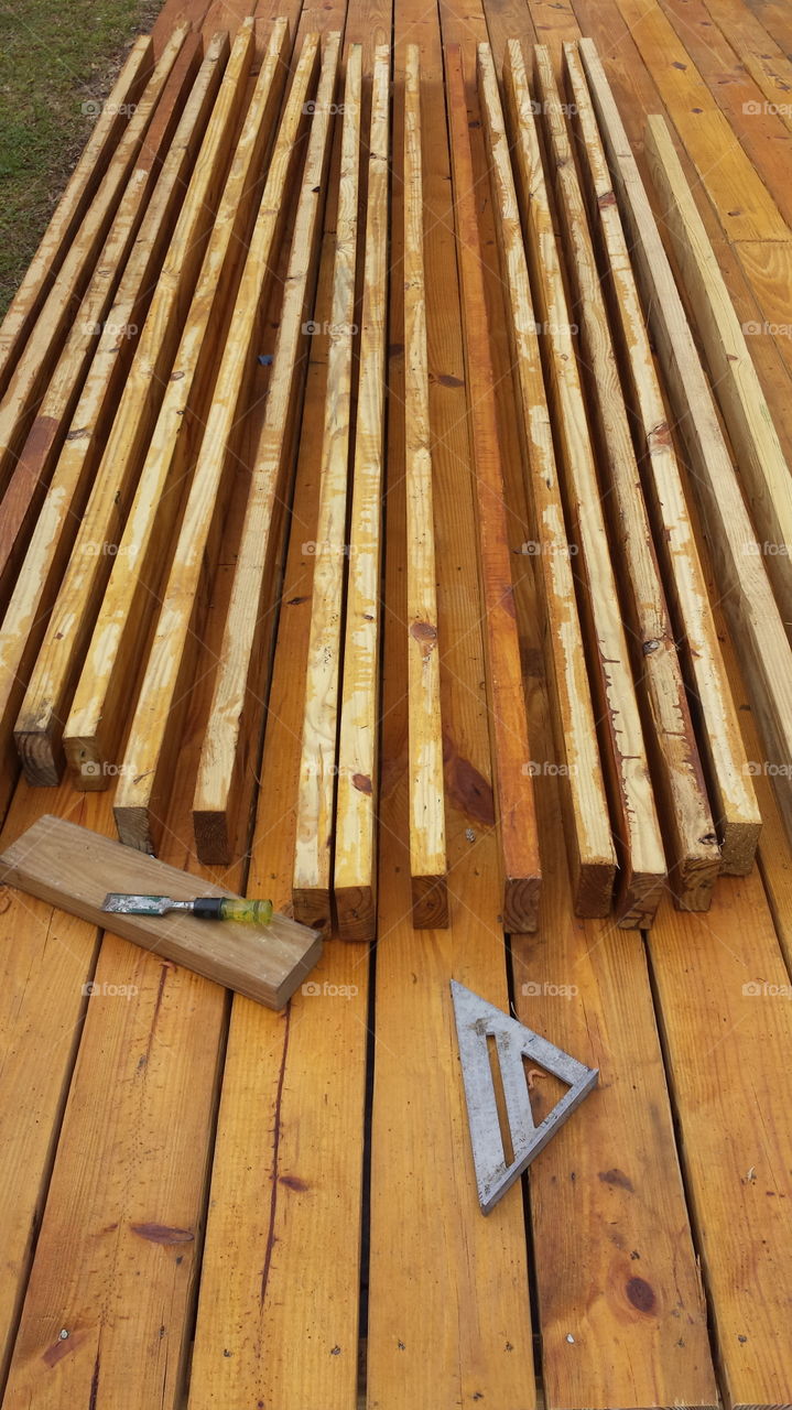 Working on the New Deck 2