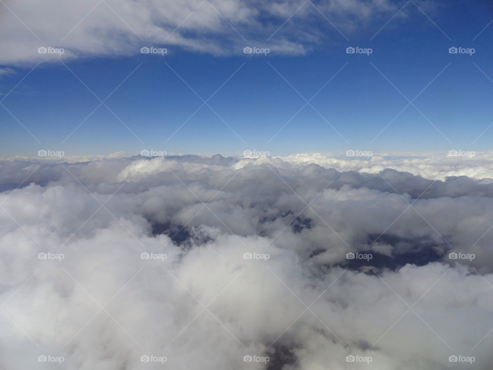 sky clouds flight nevada by feche_103