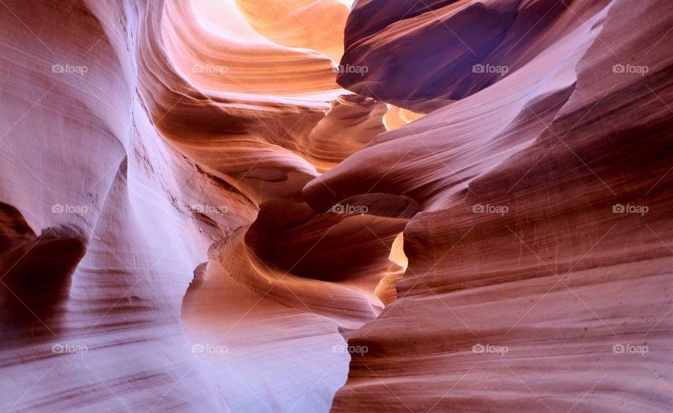 Rock formation of antelope canyon