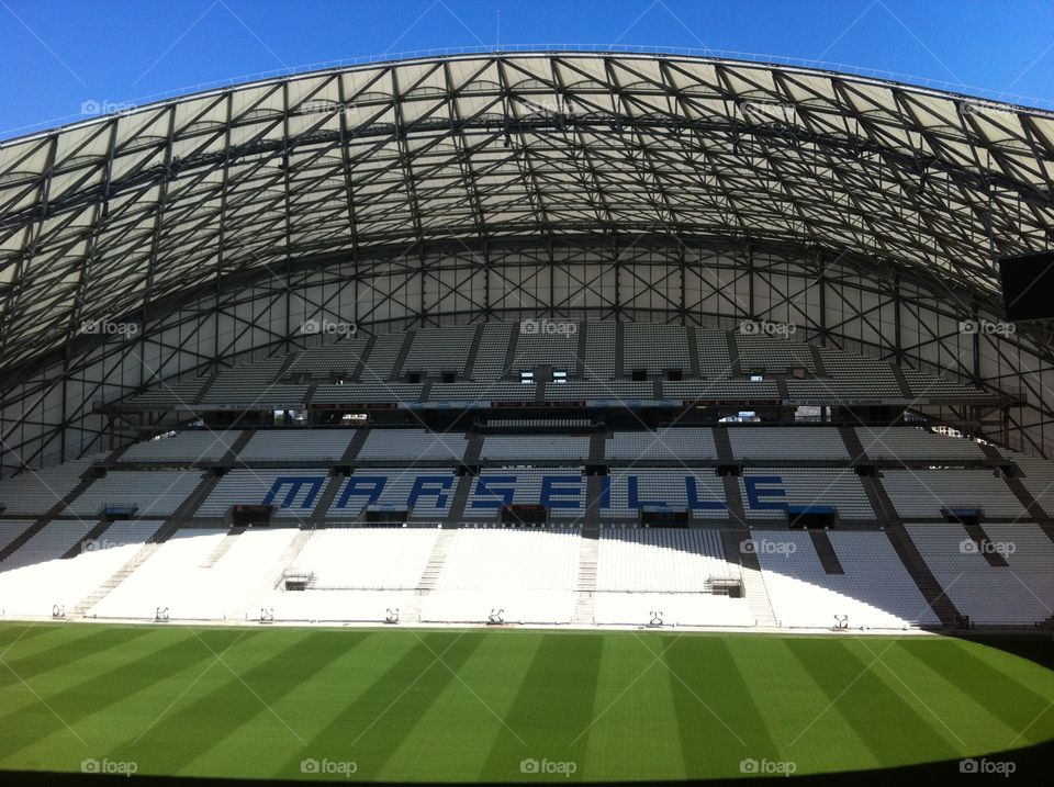 Grandstand of Stade Vélodrome 