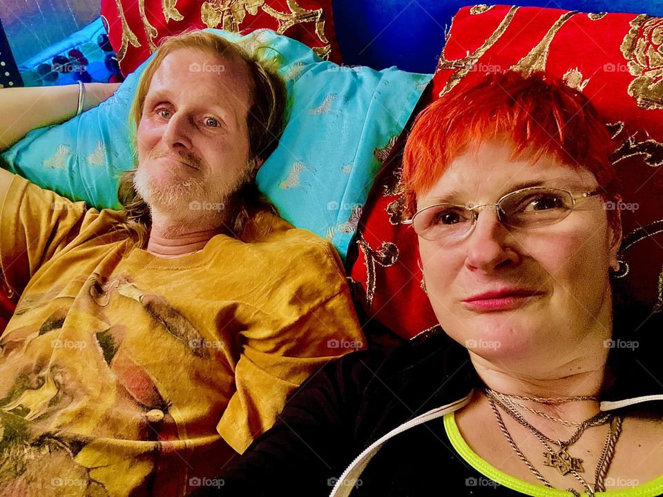 “Timothy Trespas” and I are enjoying each other’s company aboard the “Salvation”, our 28 ft cabin cruiser we call home. 2020. Hypnotic Productions