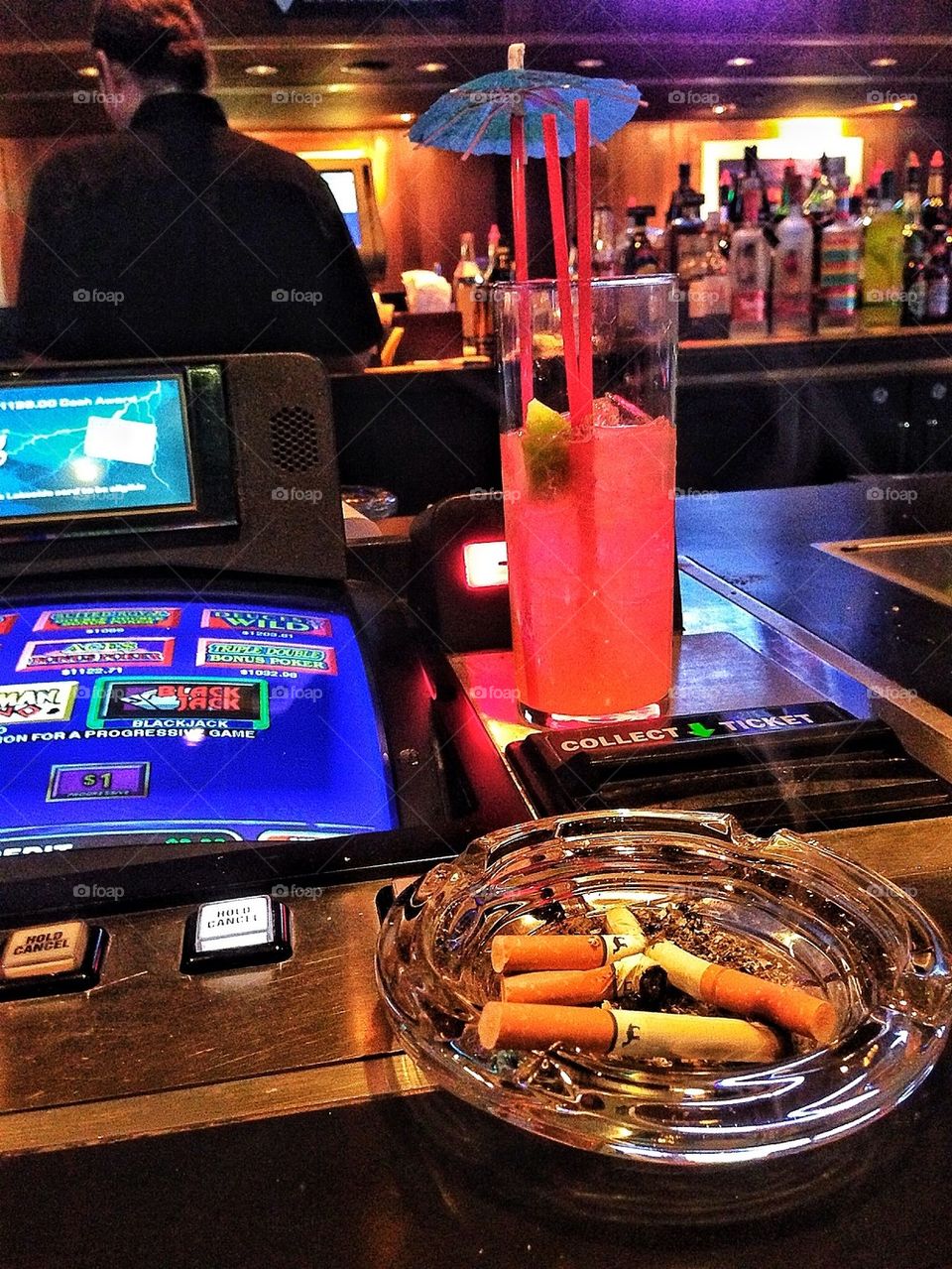 Alcohol and cigarettes and gambling