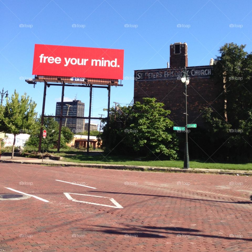 free your mind. Detroit 