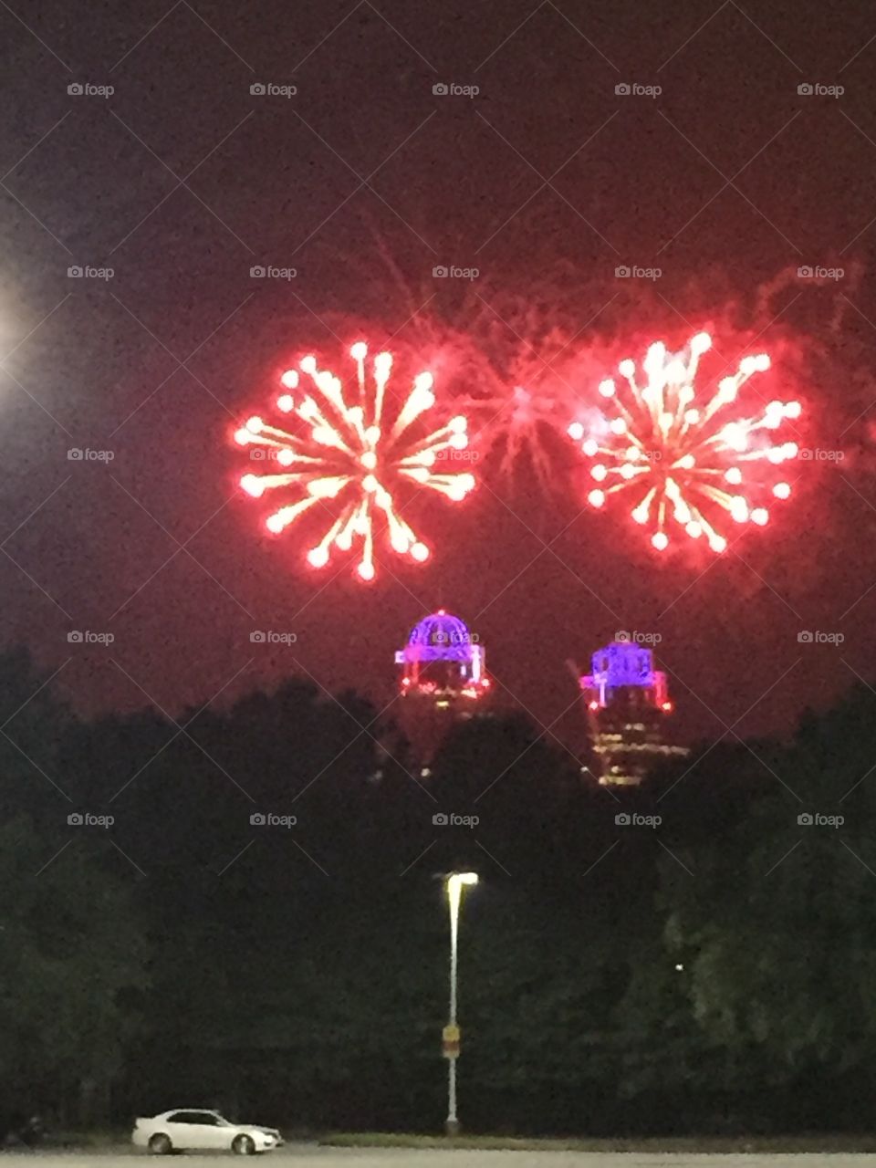 Fireworks in Sandy Springs, GA