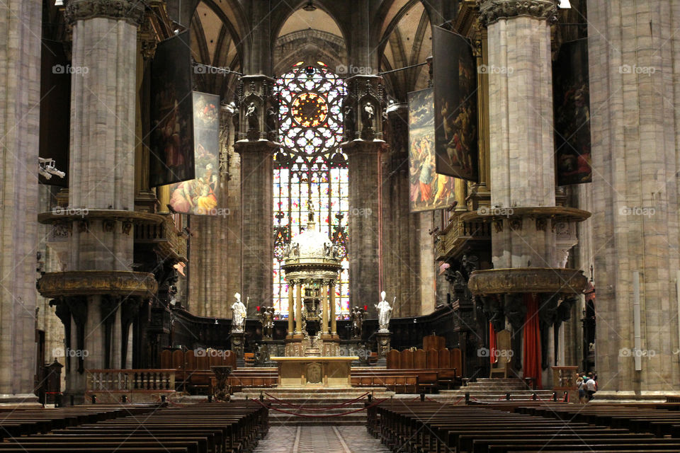 Italy, Milan, the Duomo Cathedral