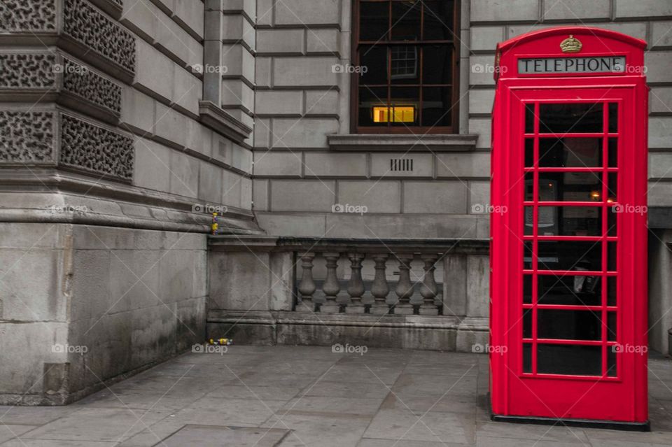 Red telephone box