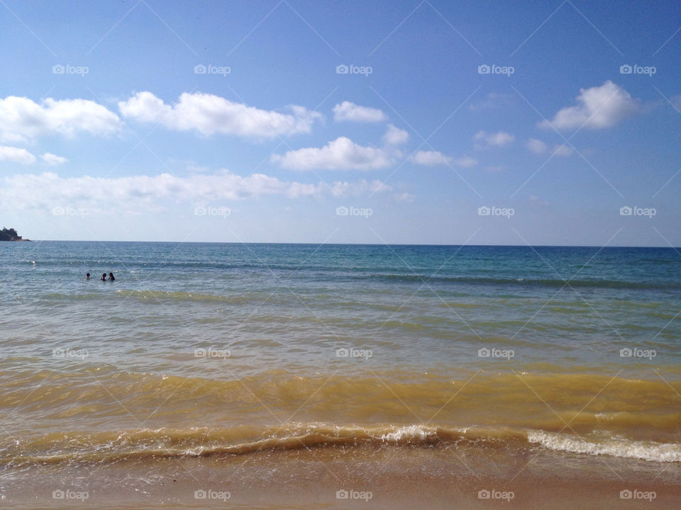 summer sand cloud sea by linhof