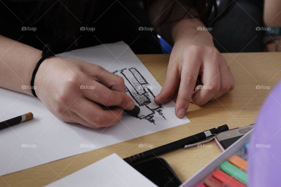 Lights of the city - this time in black