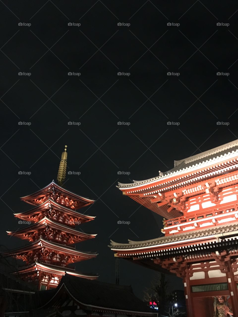 Sensoji temple in Asakusa, Japan 