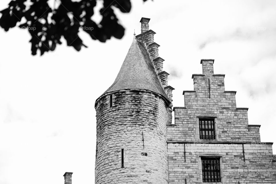 Old castle in Antwerp