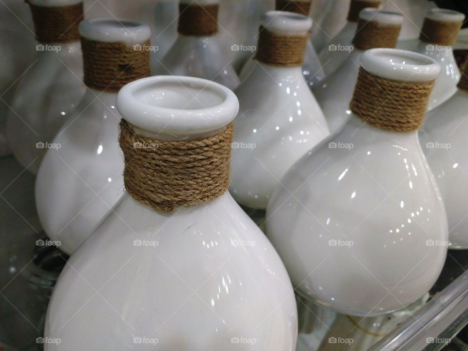 ceramic bottles