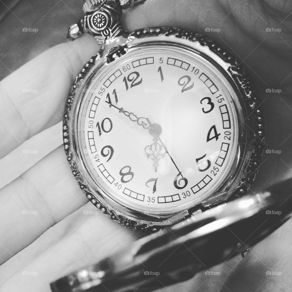 This is the inside of the pocket watch I received from my mother. Beautiful and elegant in it's simplicity, I had to take a picture of it.