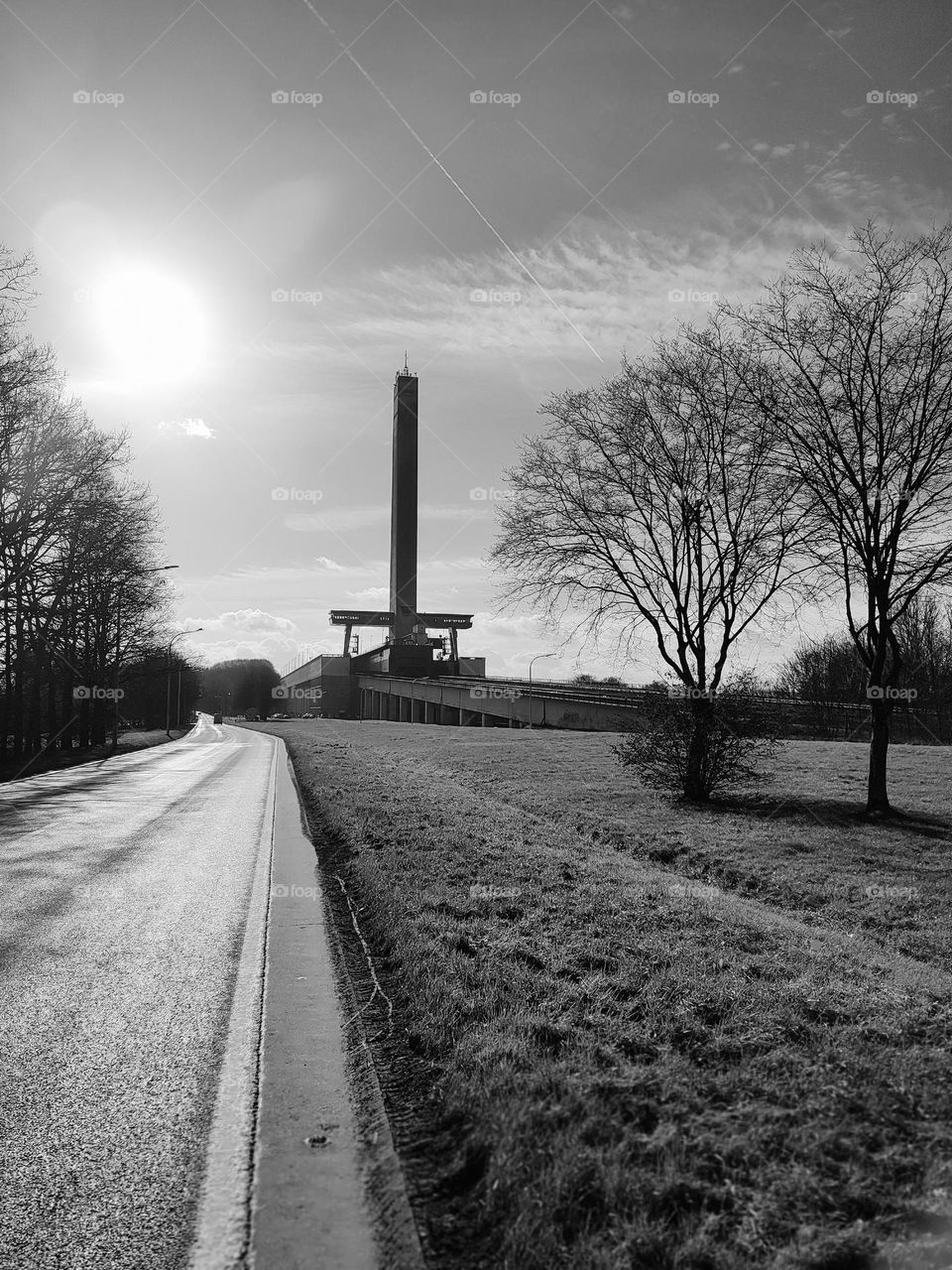 Ronquieres inclined bridge , Hainaut