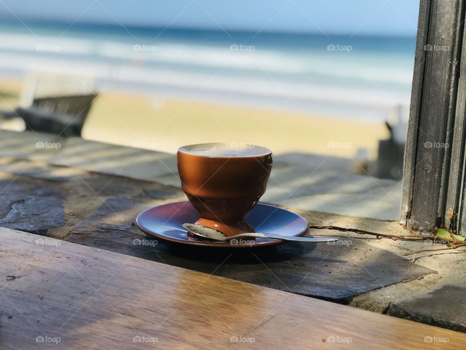 Coffee by the sea