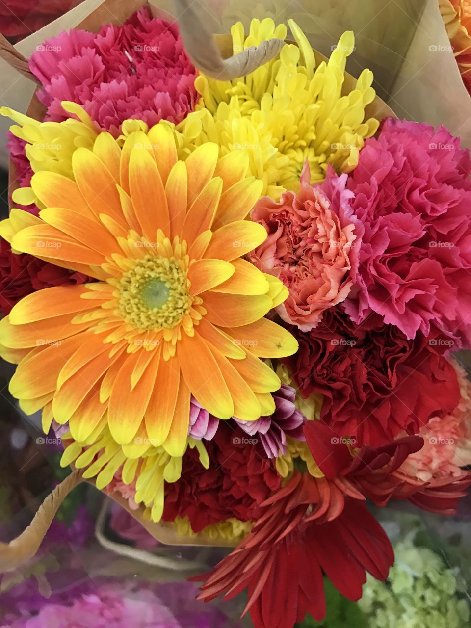 Flowers at the super market 