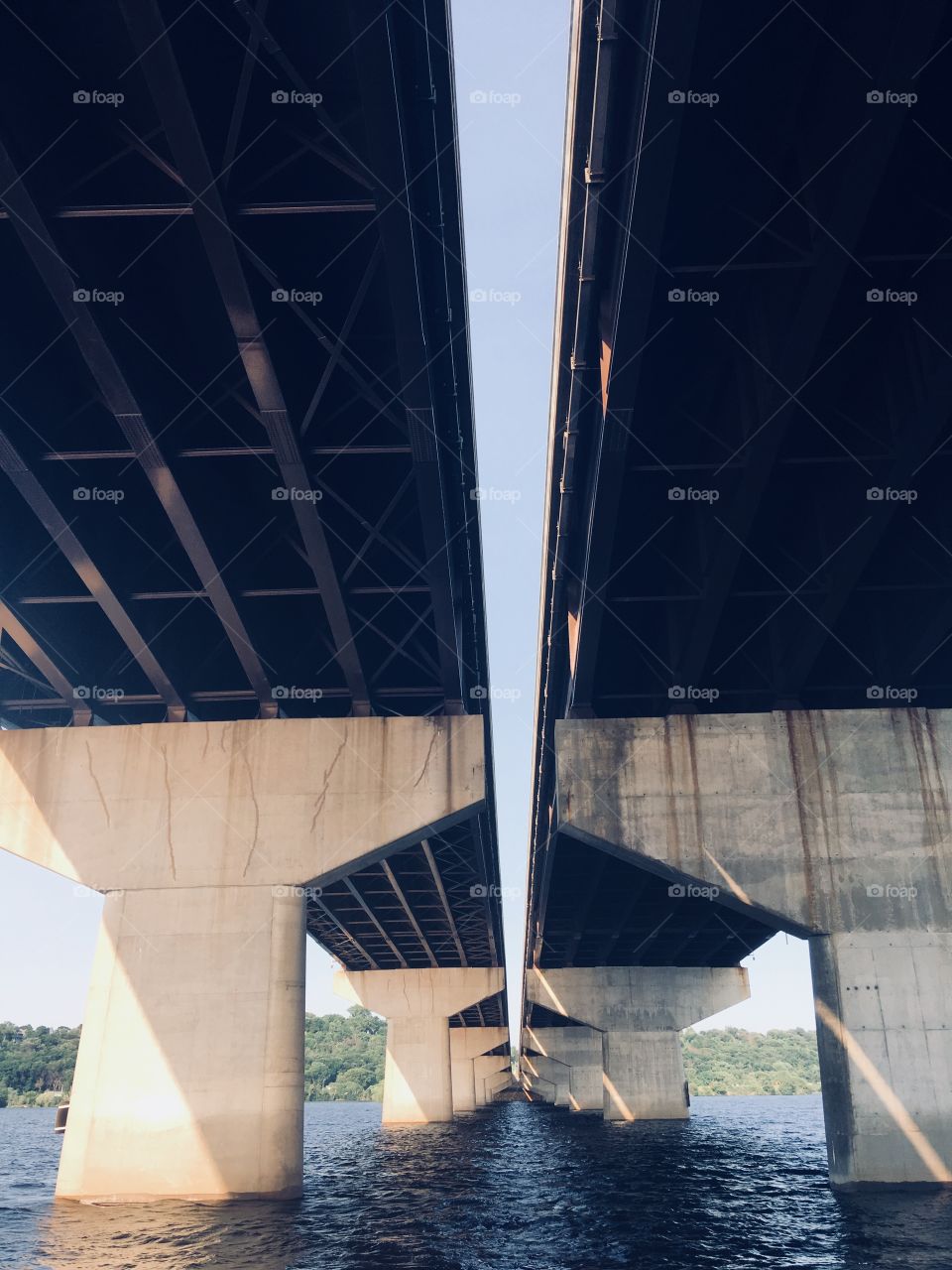 Under bridges