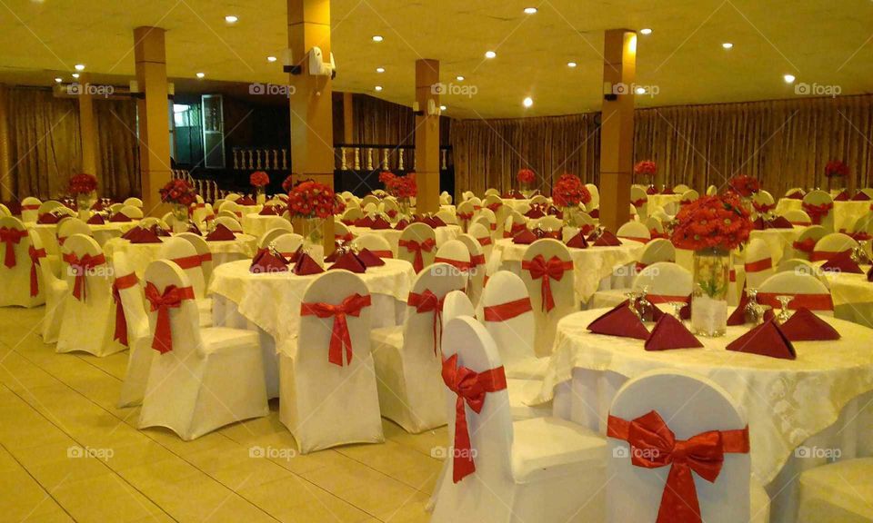 Wedding Hall Decorations..
