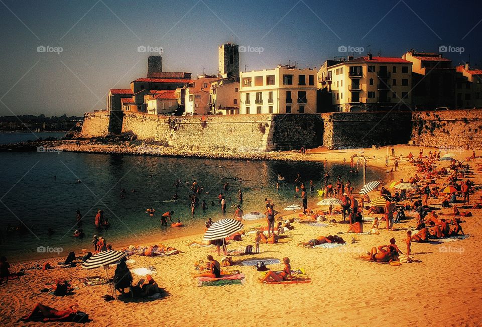 Beach. Antibes