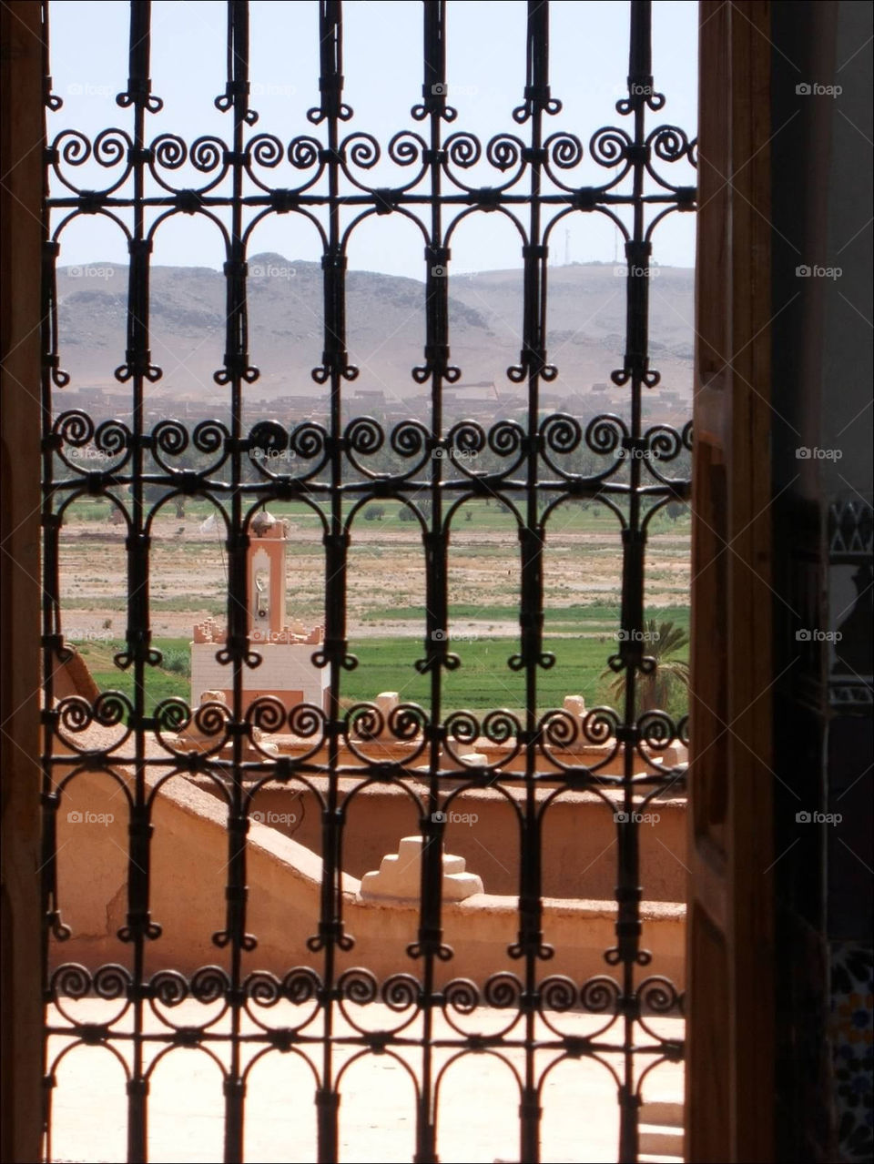 iron window castle morocco by evelovelee