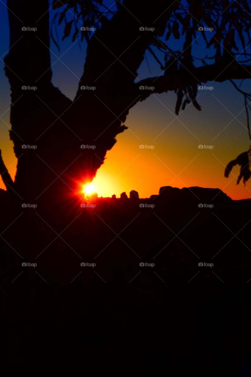 outback sunset