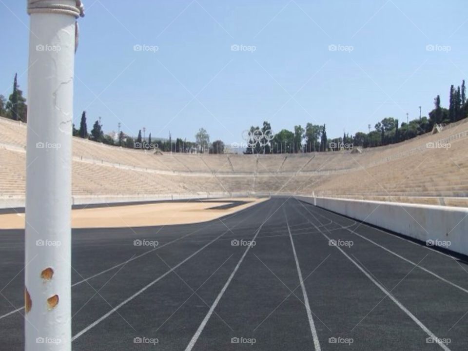 Original Olympic arena . Athens Greece 