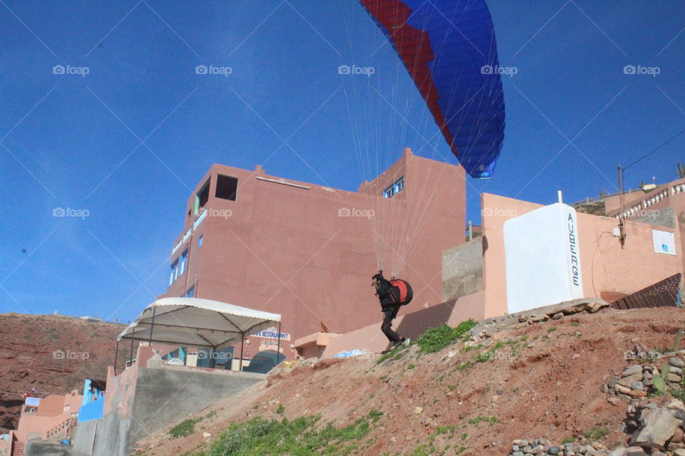 Paragliding in Morocco