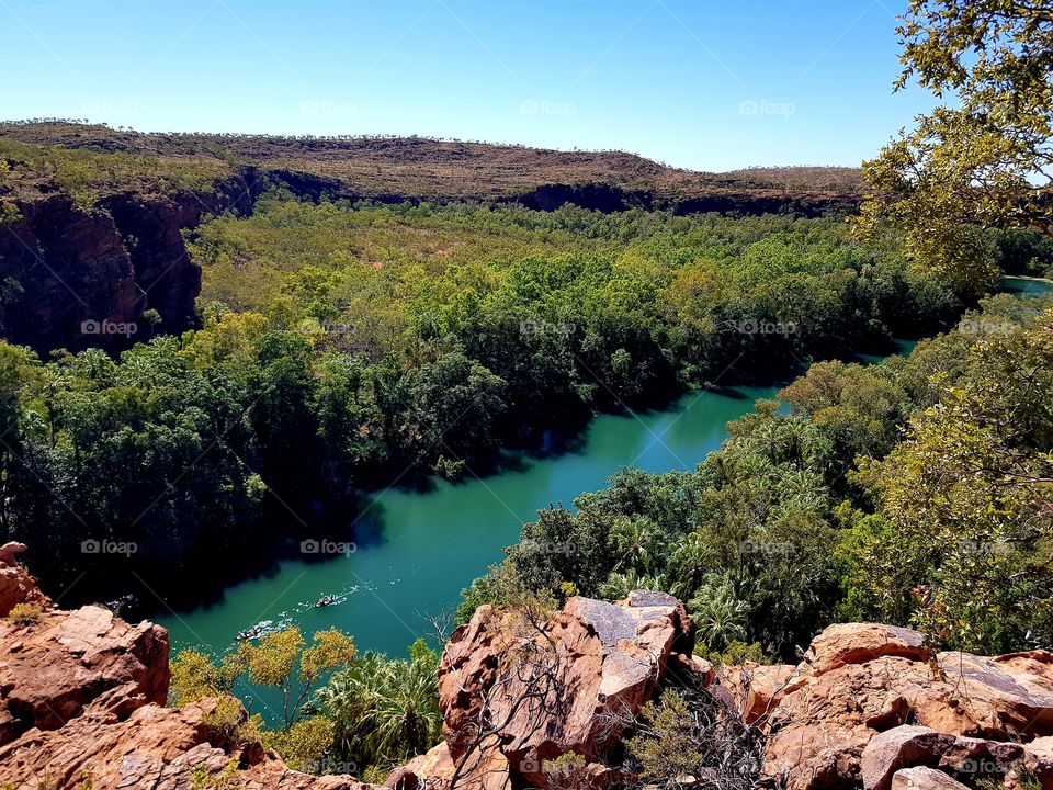 the Australian outback