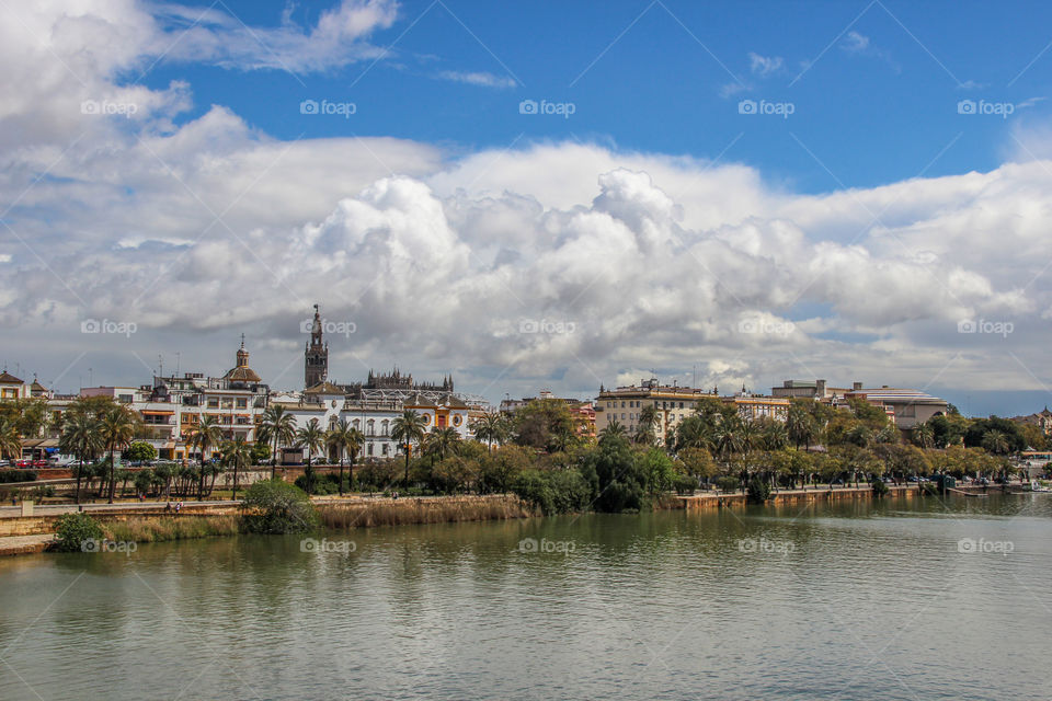 The beautiful River banks found in Seville