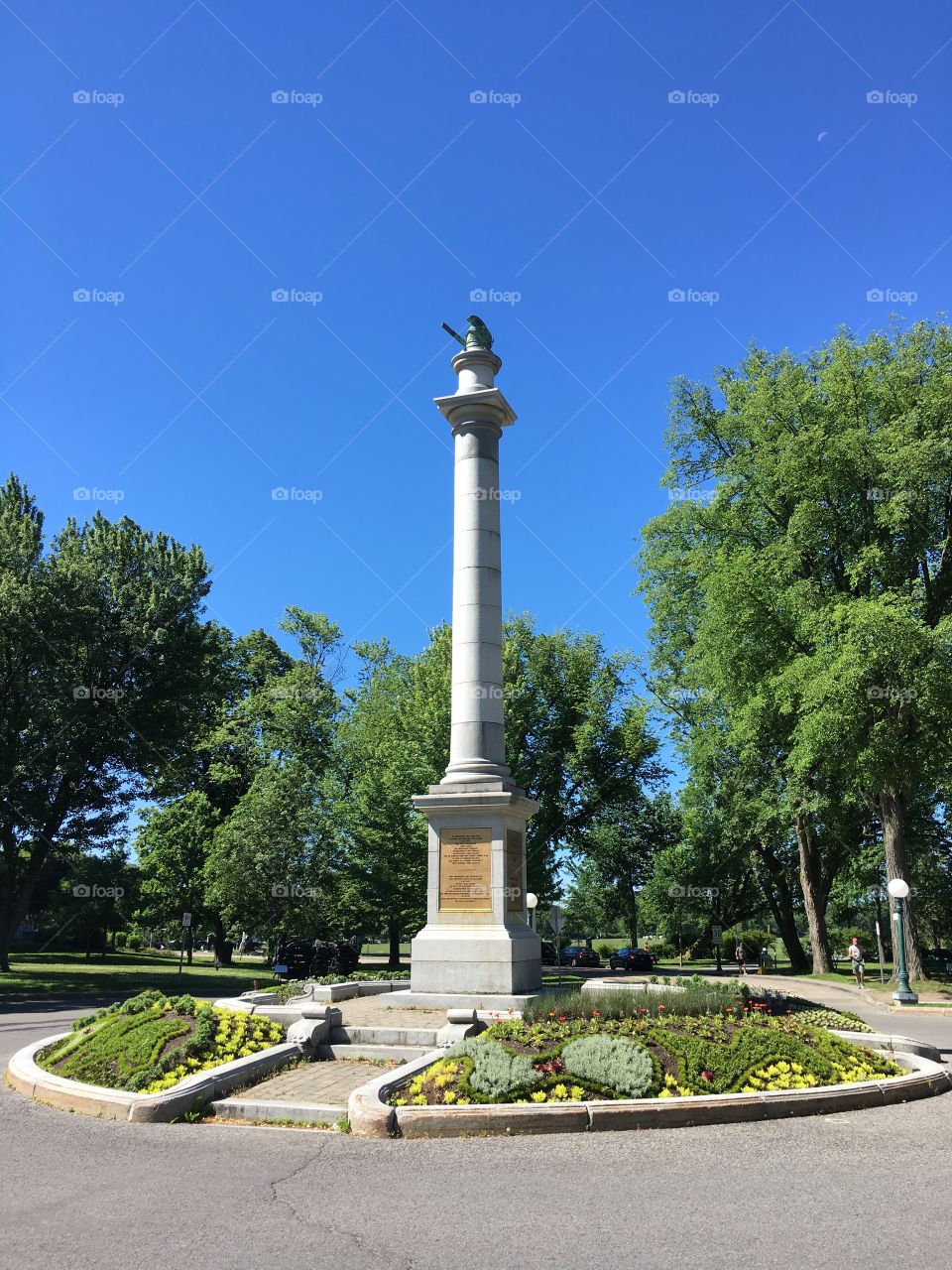 Wolfe monument in Quebec