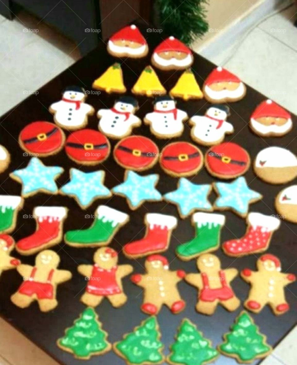 Preparing snacks for Santa